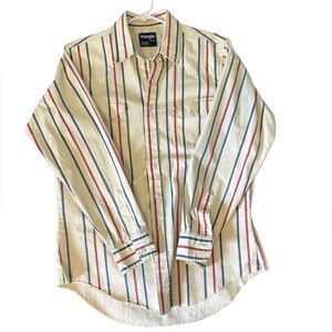 RARE Vintage Wrangler Brush-Popper , men’s Large 16 1/2 34, patriotic